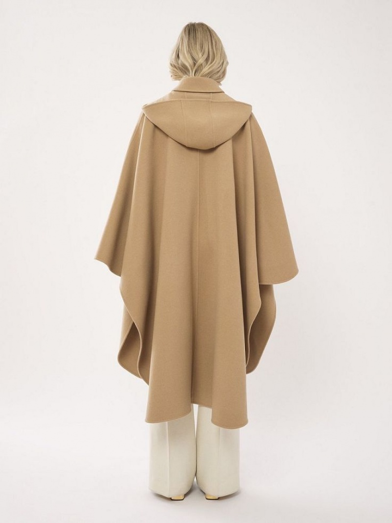 Chloe Hette Cape Frakker Beige | CHE-SR13821