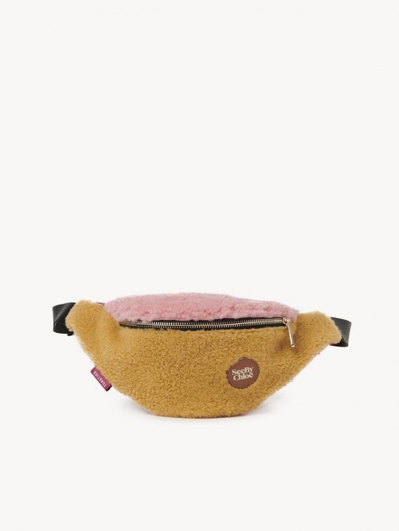 Chloe Huggy Banana Belt Mini Vesker Brune | CHE-SR14729