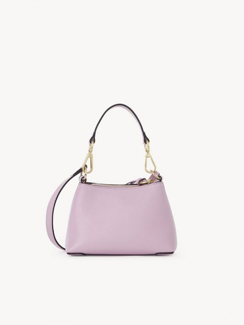 Chloe Joan Mini Vesker Lavendel Hvite | CHE-SR14780