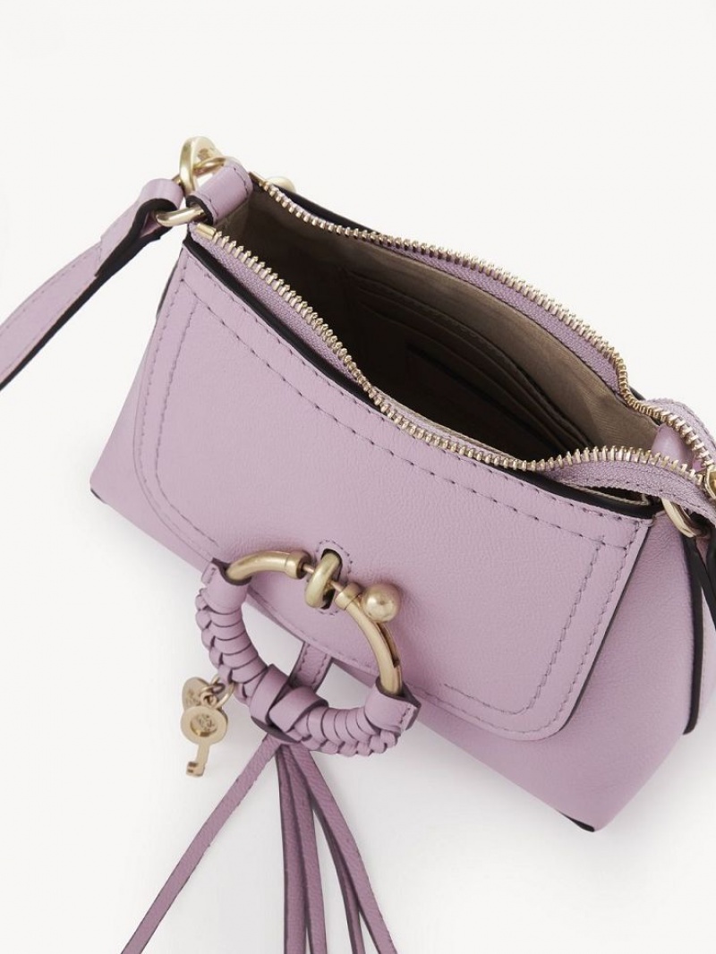 Chloe Joan Mini Vesker Lavendel Hvite | CHE-SR14780