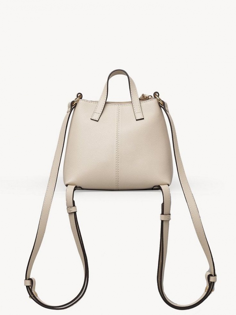 Chloe Joan Ryggsekk Beige | CHE-SR14793