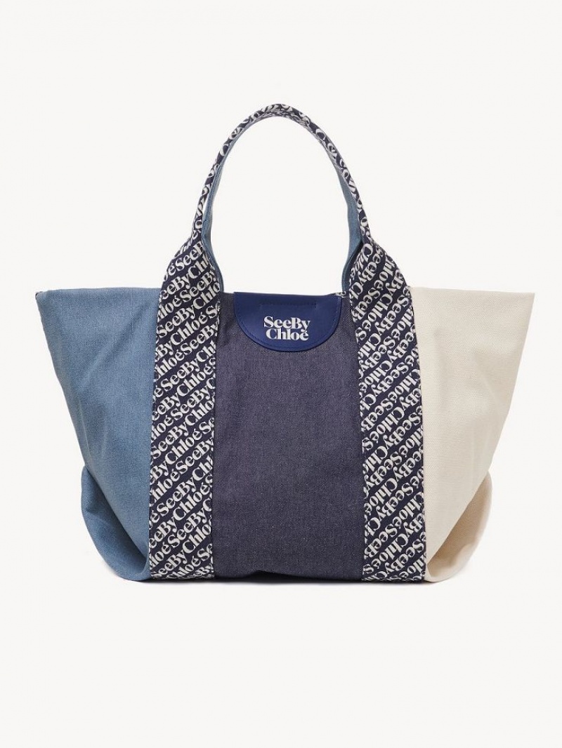 Chloe Laetizia Tote Veske Kongeblå Marineblå | CHE-SR14705