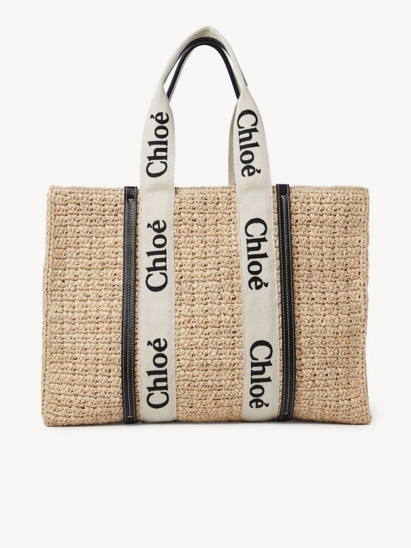 Chloe Large Woody Tote Veske Brune | CHE-SR13367