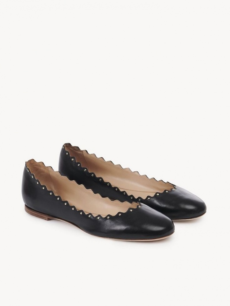 Chloe Lauren Ballet Flat Svarte | CHE-SR14255