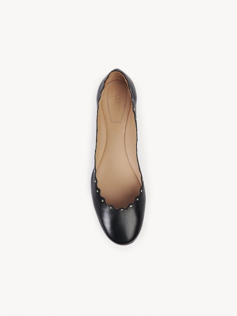 Chloe Lauren Ballet Flat Svarte | CHE-SR14255