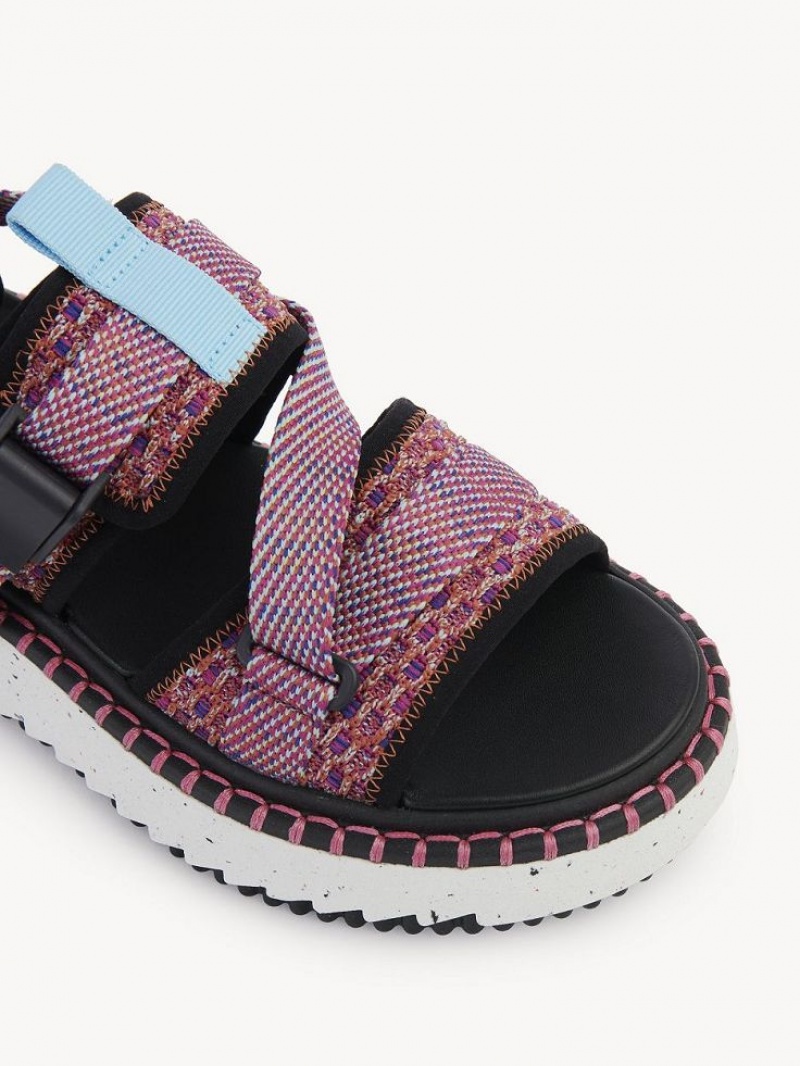 Chloe Lilli Flate Sandaler Rosa | CHE-SR14167