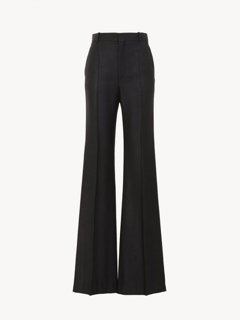 Chloe Low-waist Flare Drakter Svarte | CHE-SR14040