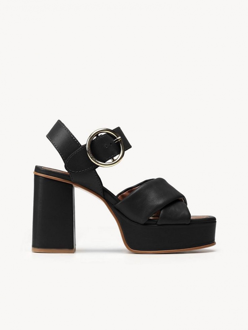 Chloe Lyna High-heel Sandaler Svarte | CHE-SR14812