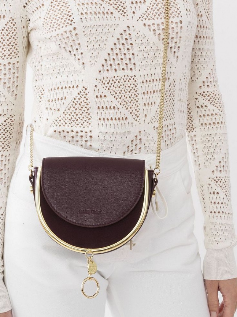 Chloe Mara Evening Crossbody Veske Burgunder | CHE-SR14722