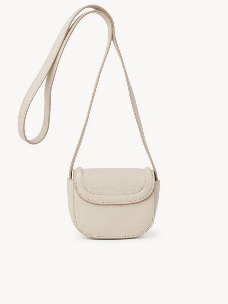 Chloe Mara Micro Skulderveske Beige | CHE-SR14607