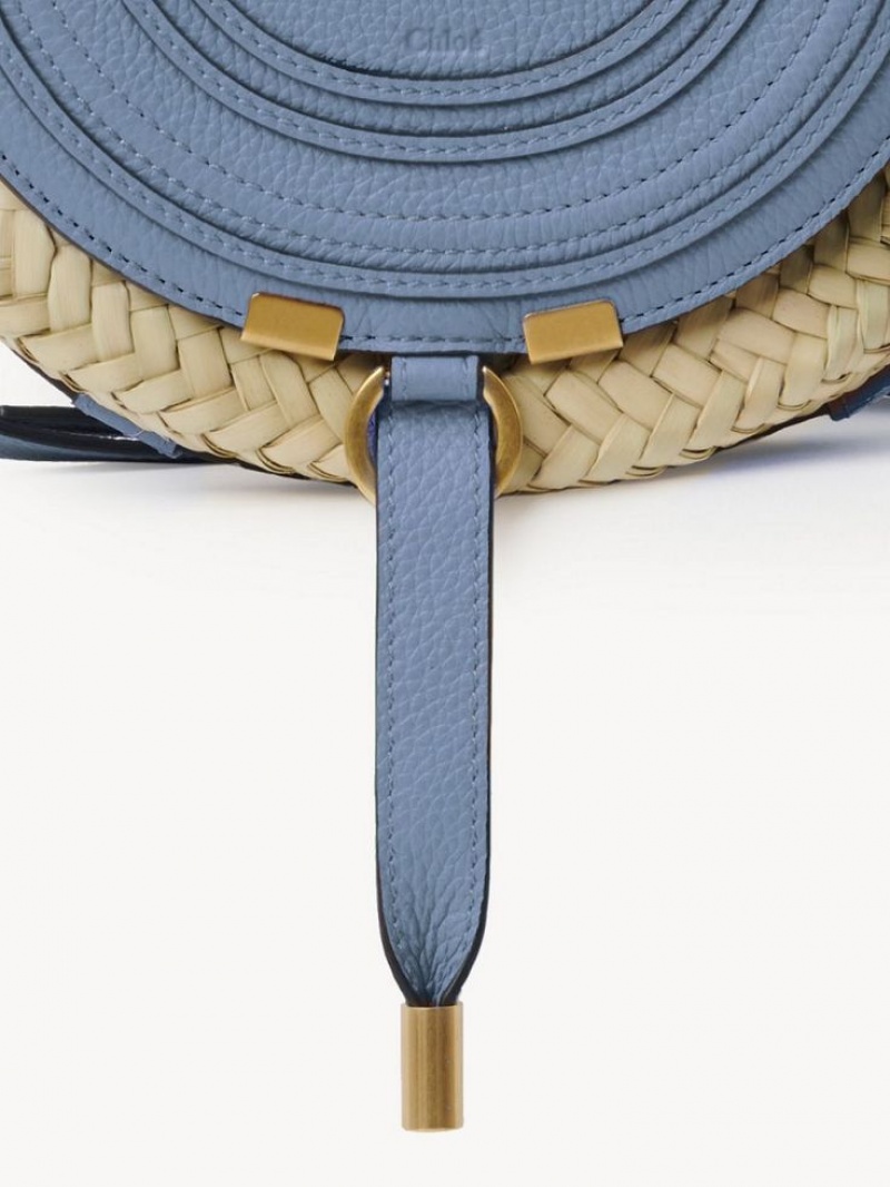 Chloe Marcie Basket Crossbody Veske Dyp Blå | CHE-SR13477