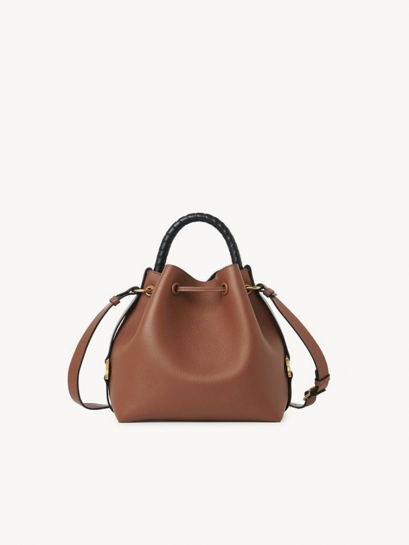 Chloe Marcie Bucket Crossbody Veske Brune | CHE-SR13614