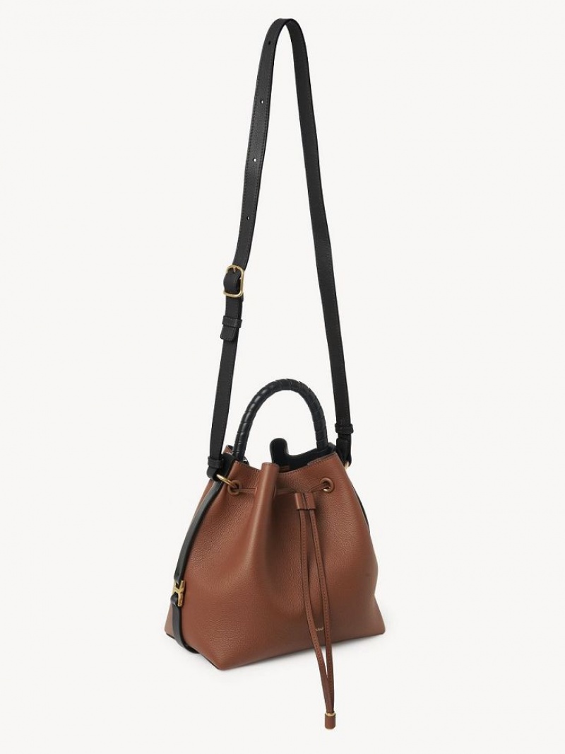 Chloe Marcie Bucket Crossbody Veske Brune | CHE-SR13614