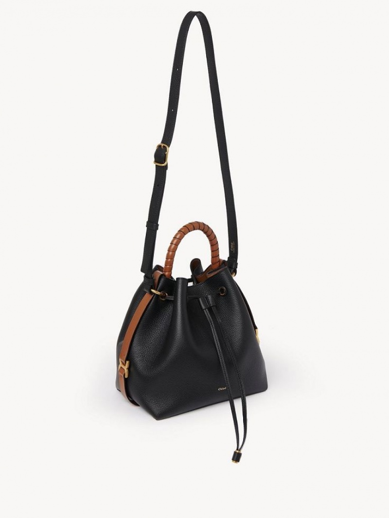 Chloe Marcie Bucket Crossbody Veske Svarte | CHE-SR13590