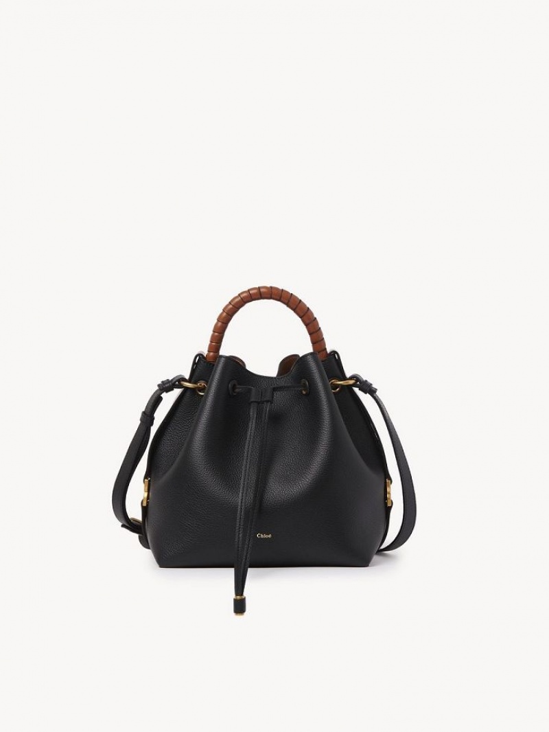 Chloe Marcie Bucket Crossbody Veske Svarte | CHE-SR13590