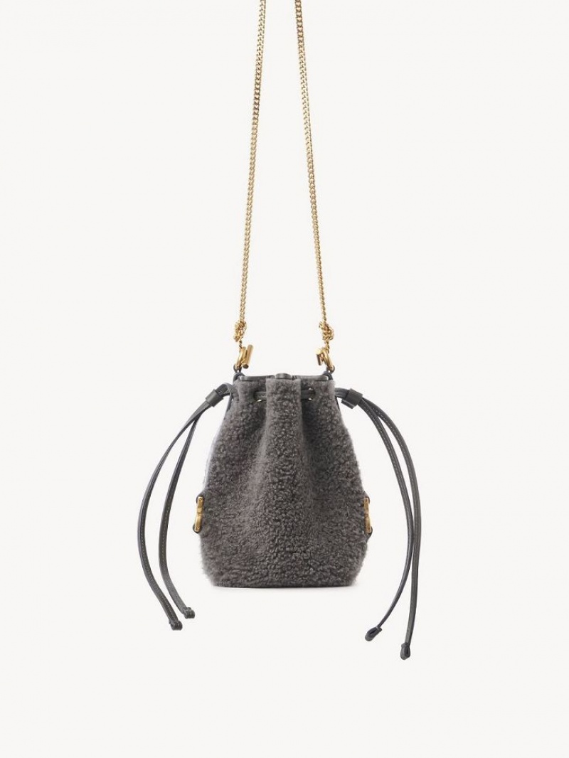 Chloe Marcie Bucket Mini Vesker Grå | CHE-SR13740