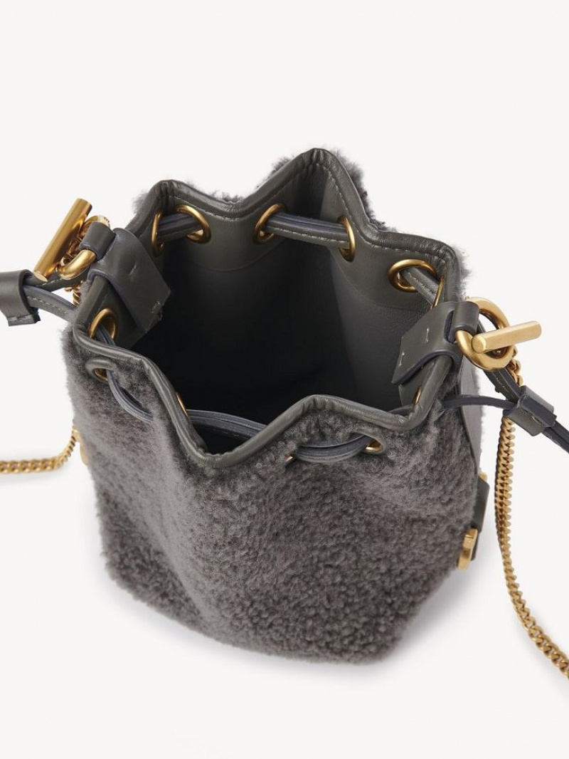 Chloe Marcie Bucket Mini Vesker Grå | CHE-SR13740