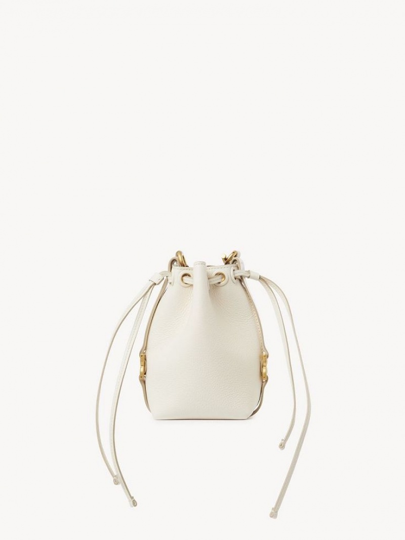 Chloe Marcie Bucket Mini Vesker Hvite | CHE-SR13717