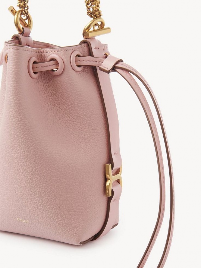 Chloe Marcie Bucket Mini Vesker Rosa | CHE-SR13741