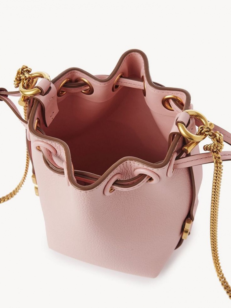 Chloe Marcie Bucket Mini Vesker Rosa | CHE-SR13741