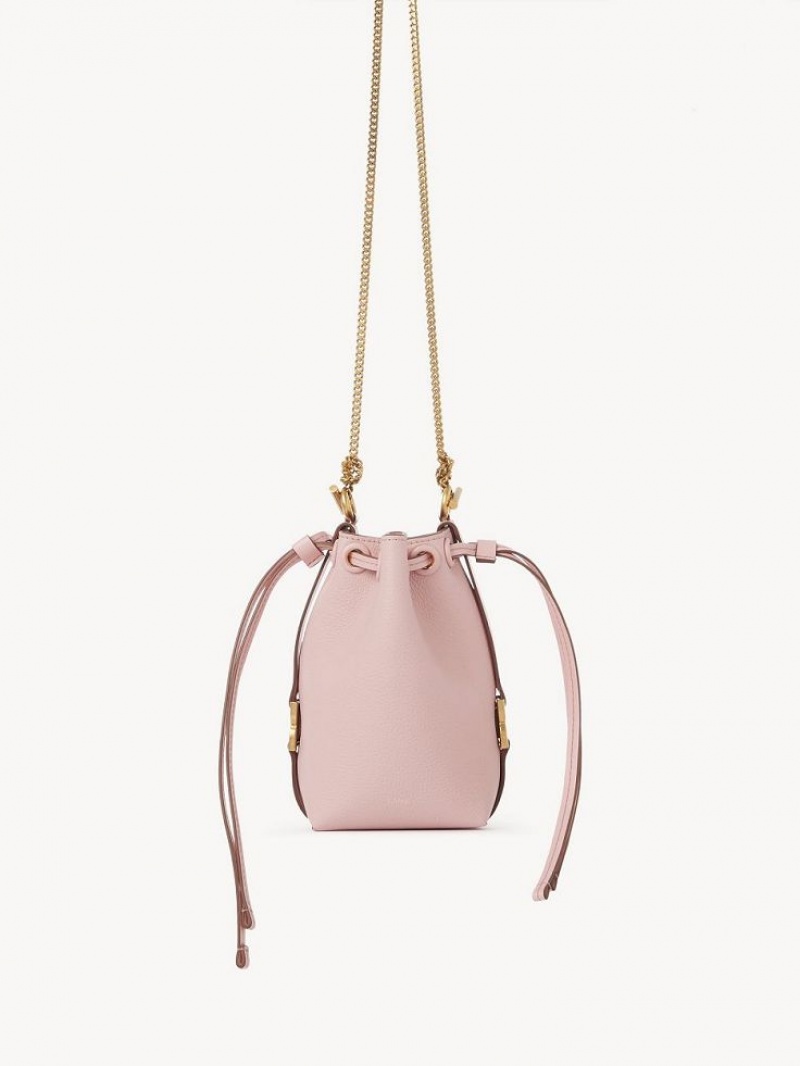 Chloe Marcie Bucket Mini Vesker Rosa | CHE-SR13741