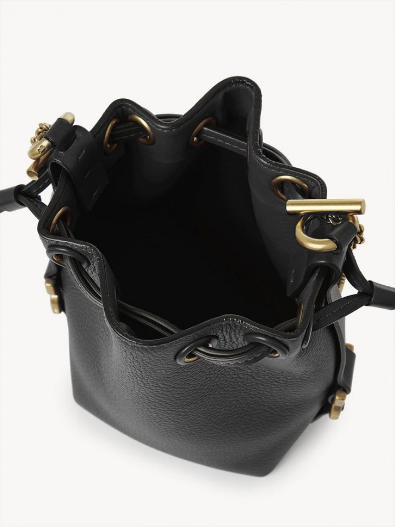 Chloe Marcie Bucket Mini Vesker Svarte | CHE-SR13718