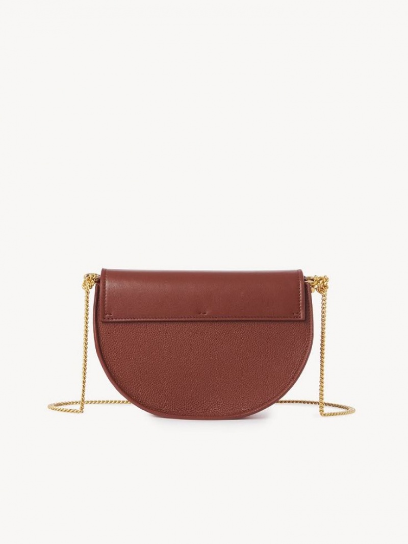 Chloe Marcie Chain Flap Crossbody Veske Brune | CHE-SR13461