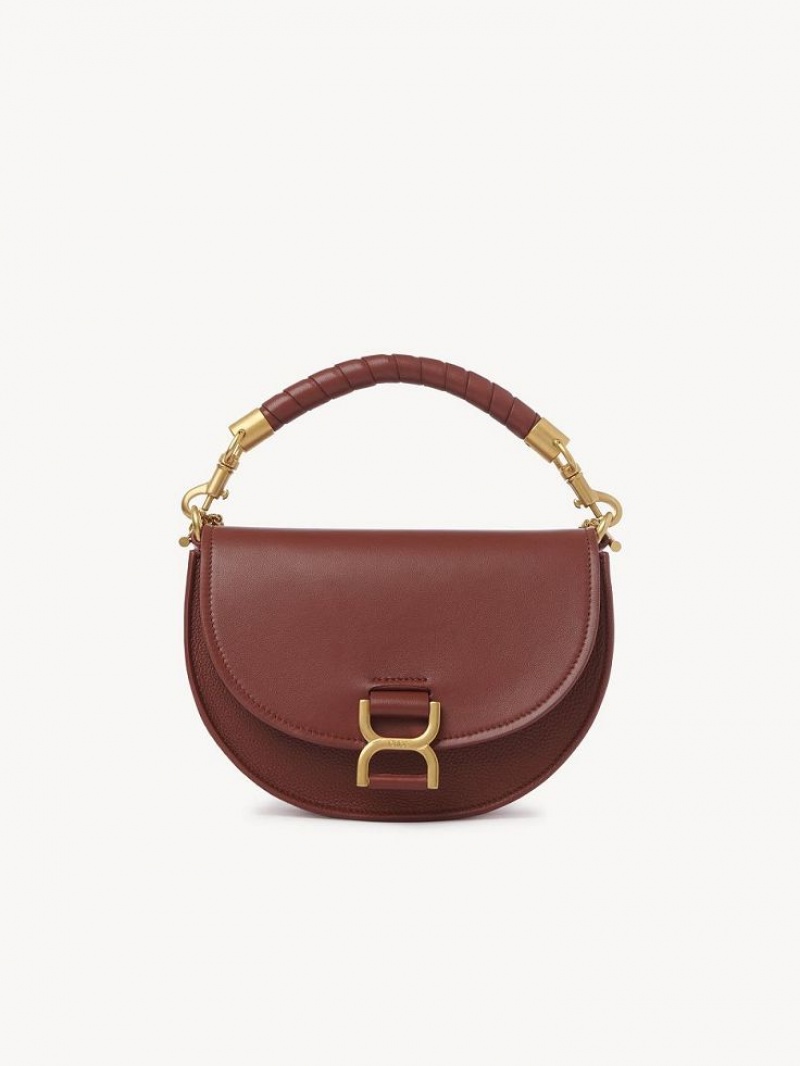 Chloe Marcie Chain Flap Crossbody Veske Brune | CHE-SR13461