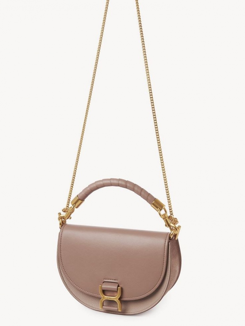 Chloe Marcie Chain Flap Crossbody Veske Brune | CHE-SR13618