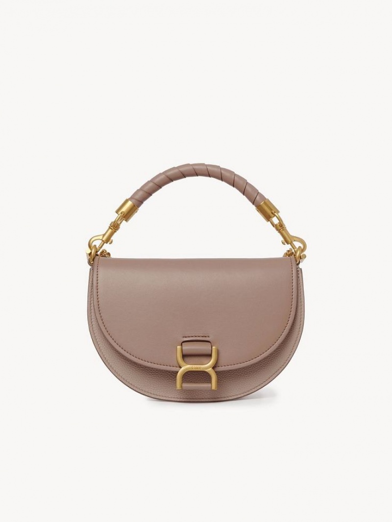 Chloe Marcie Chain Flap Crossbody Veske Brune | CHE-SR13618