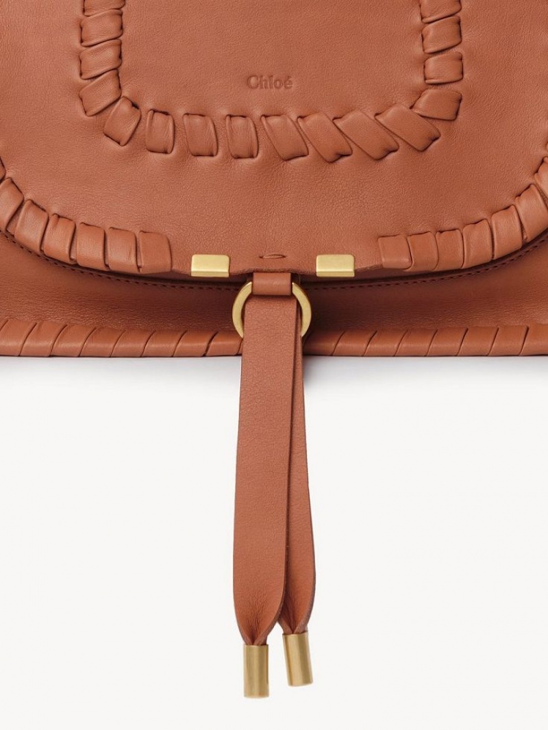 Chloe Marcie Double Carry Crossbody Veske Oransje | CHE-SR13480