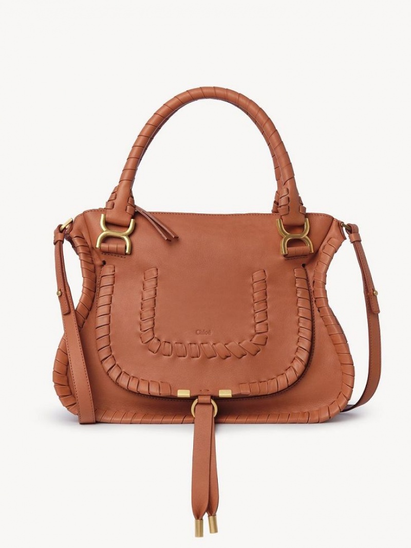 Chloe Marcie Double Carry Crossbody Veske Oransje | CHE-SR13480