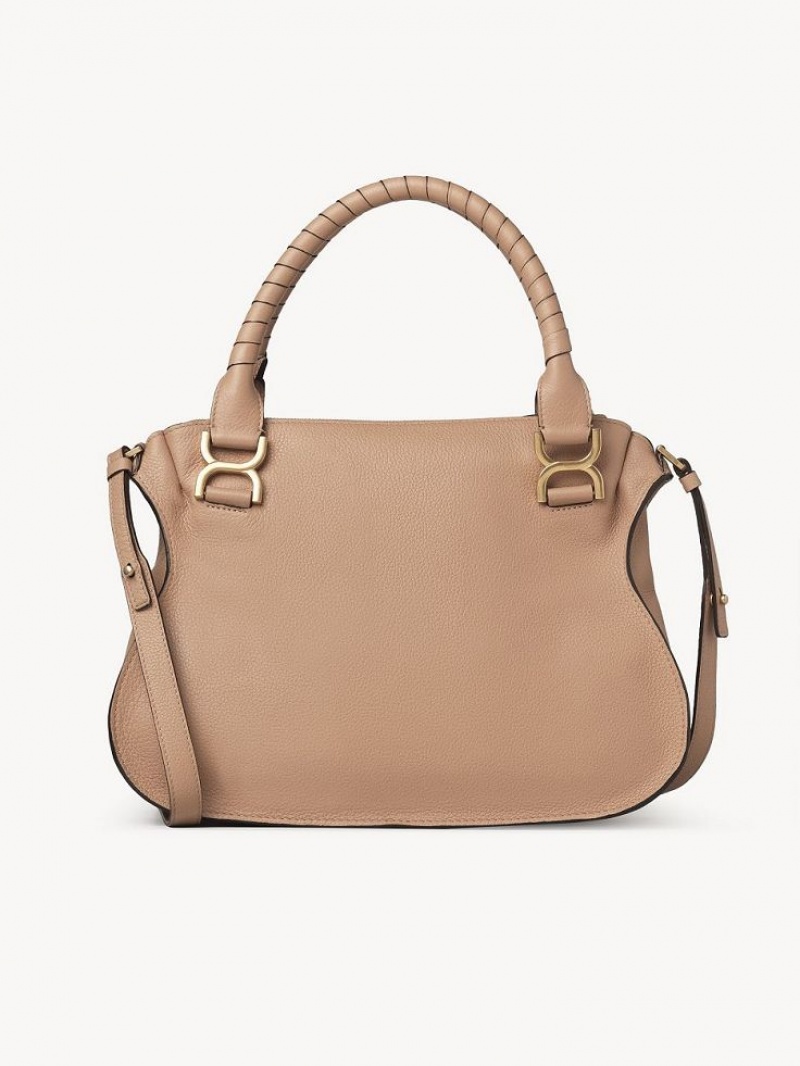 Chloe Marcie Double Carry Crossbody Veske Lyse Brune | CHE-SR13553