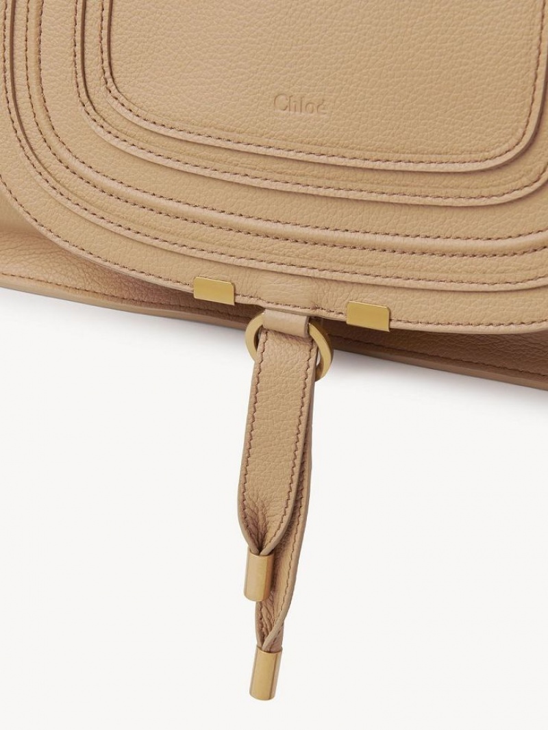 Chloe Marcie Double Carry Crossbody Veske Brune | CHE-SR13583