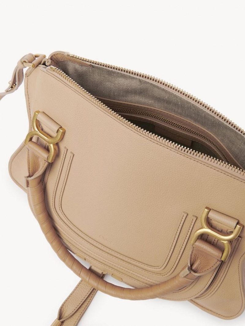 Chloe Marcie Double Carry Crossbody Veske Brune | CHE-SR13583