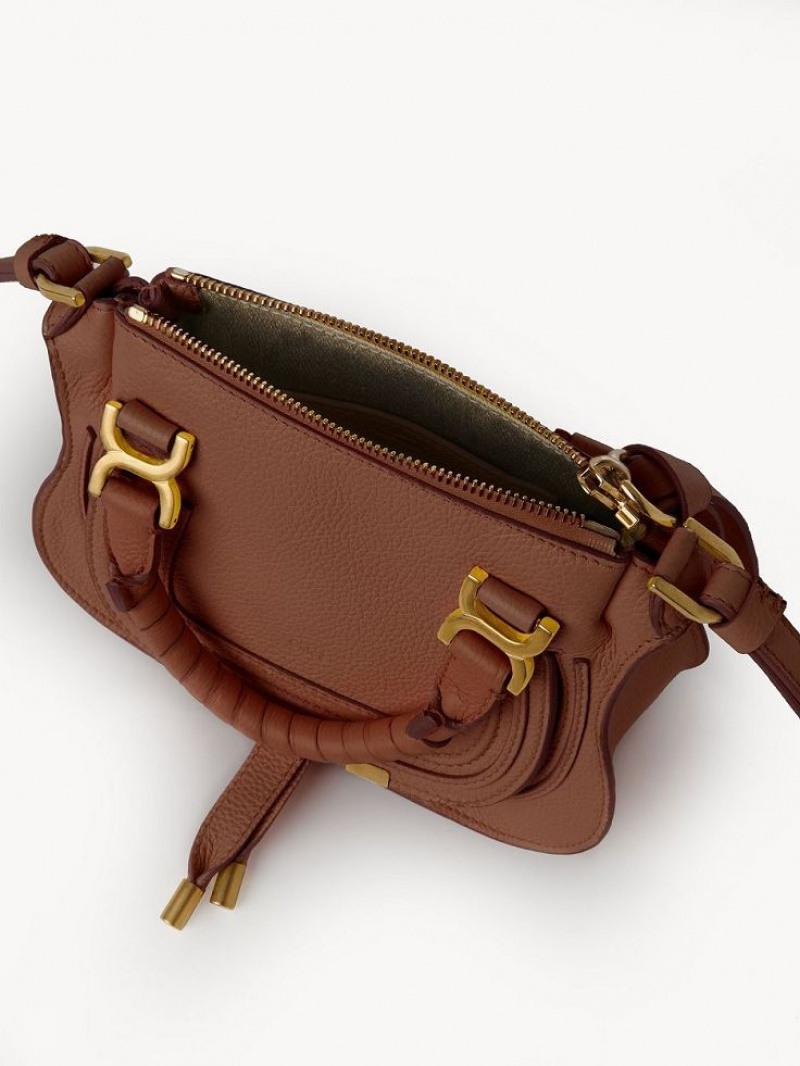 Chloe Marcie Double Carry Mini Vesker Brune | CHE-SR13725