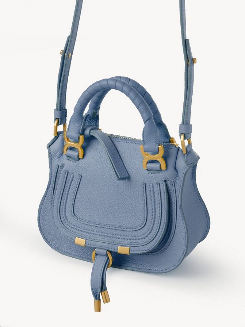 Chloe Marcie Double Carry Mini Vesker Dyp Blå | CHE-SR13724