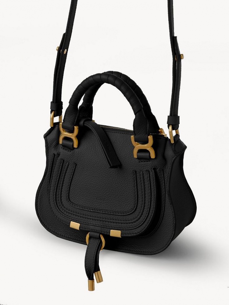 Chloe Marcie Double Carry Mini Vesker Svarte | CHE-SR13713