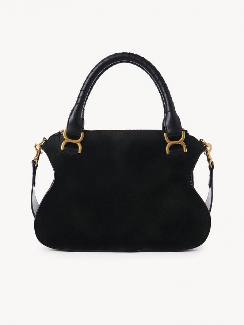 Chloe Marcie Double Carry Skulderveske Svarte | CHE-SR13438