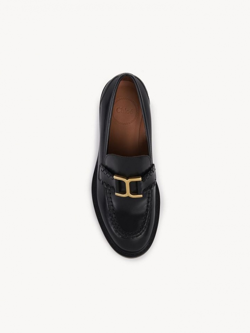 Chloe Marcie Hælene Loafer Svarte | CHE-SR14244