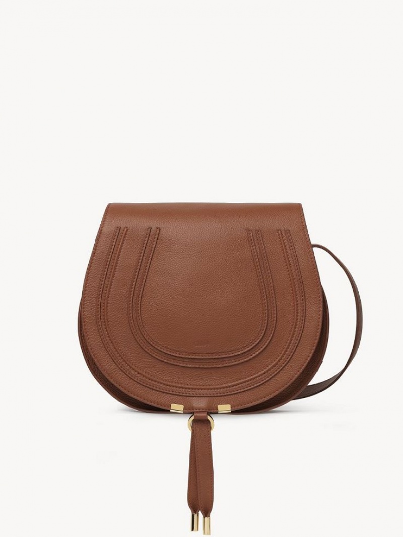 Chloe Marcie Medium Crossbody Veske Brune | CHE-SR13508