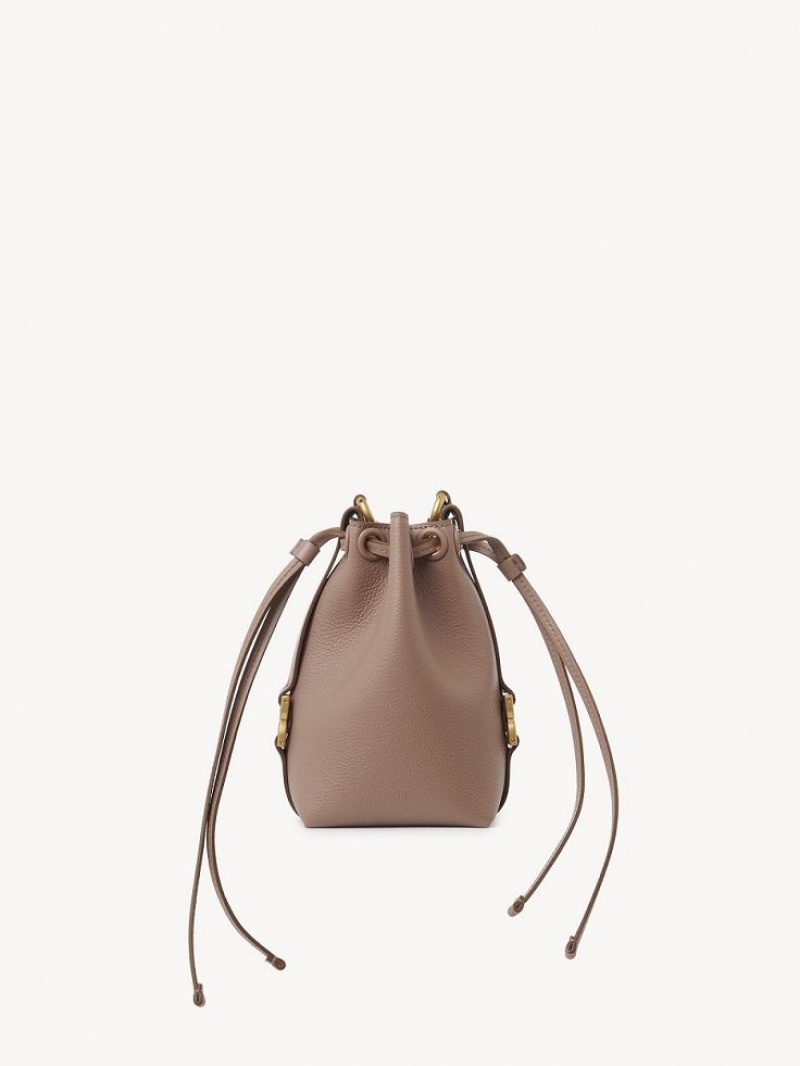 Chloe Marcie Micro Bucket Crossbody Veske Brune | CHE-SR13613