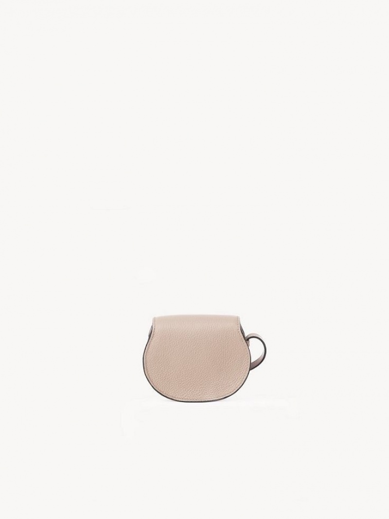 Chloe Marcie Nano Saddle Mini Vesker Beige | CHE-SR13696