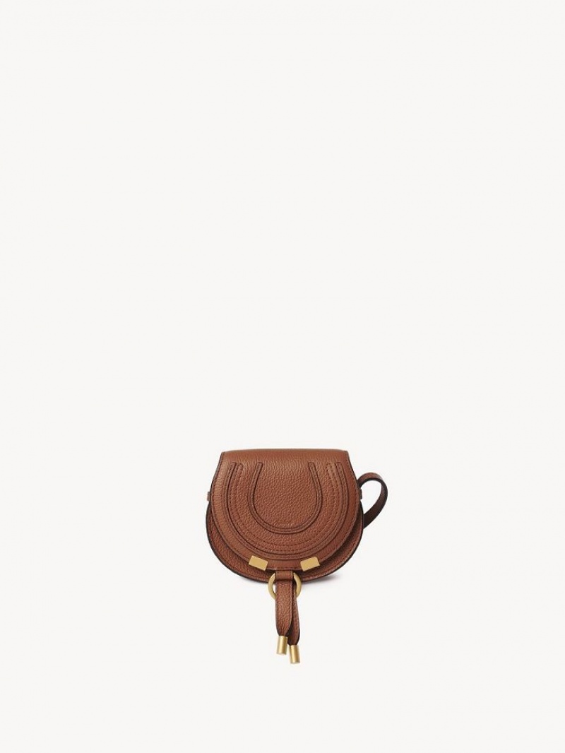 Chloe Marcie Nano Saddle Mini Vesker Brune | CHE-SR13684