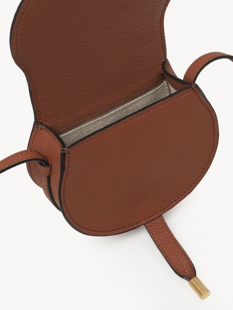 Chloe Marcie Nano Saddle Mini Vesker Brune | CHE-SR13684