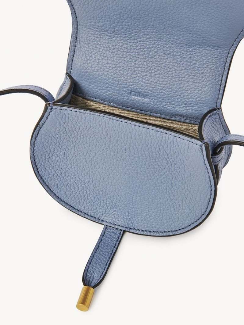 Chloe Marcie Nano Saddle Mini Vesker Dyp Blå | CHE-SR13678