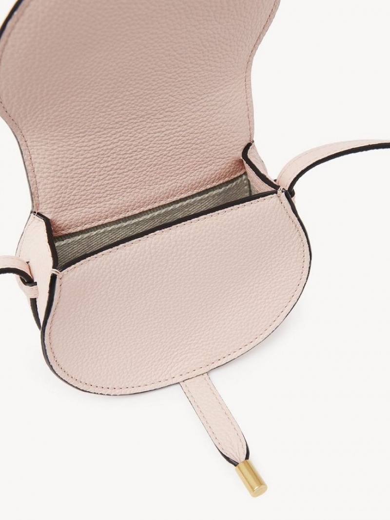 Chloe Marcie Nano Saddle Mini Vesker Rosa | CHE-SR13695