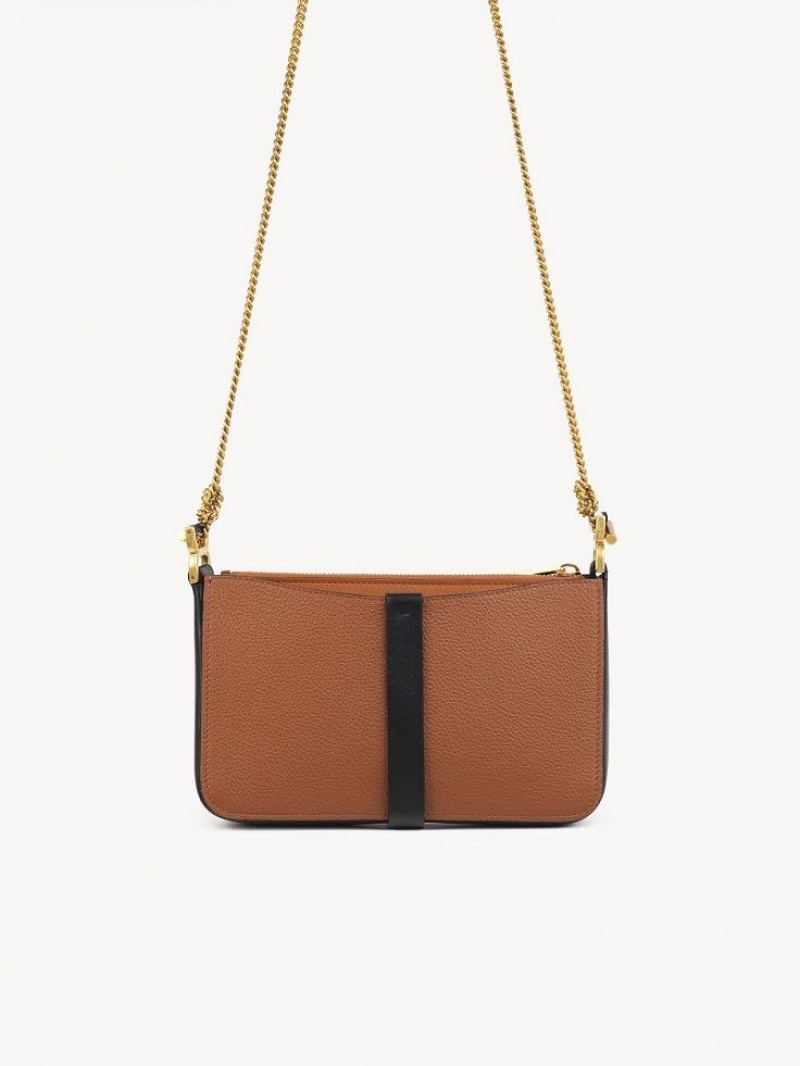 Chloe Marcie On Chain Clutch Brune | CHE-SR13743