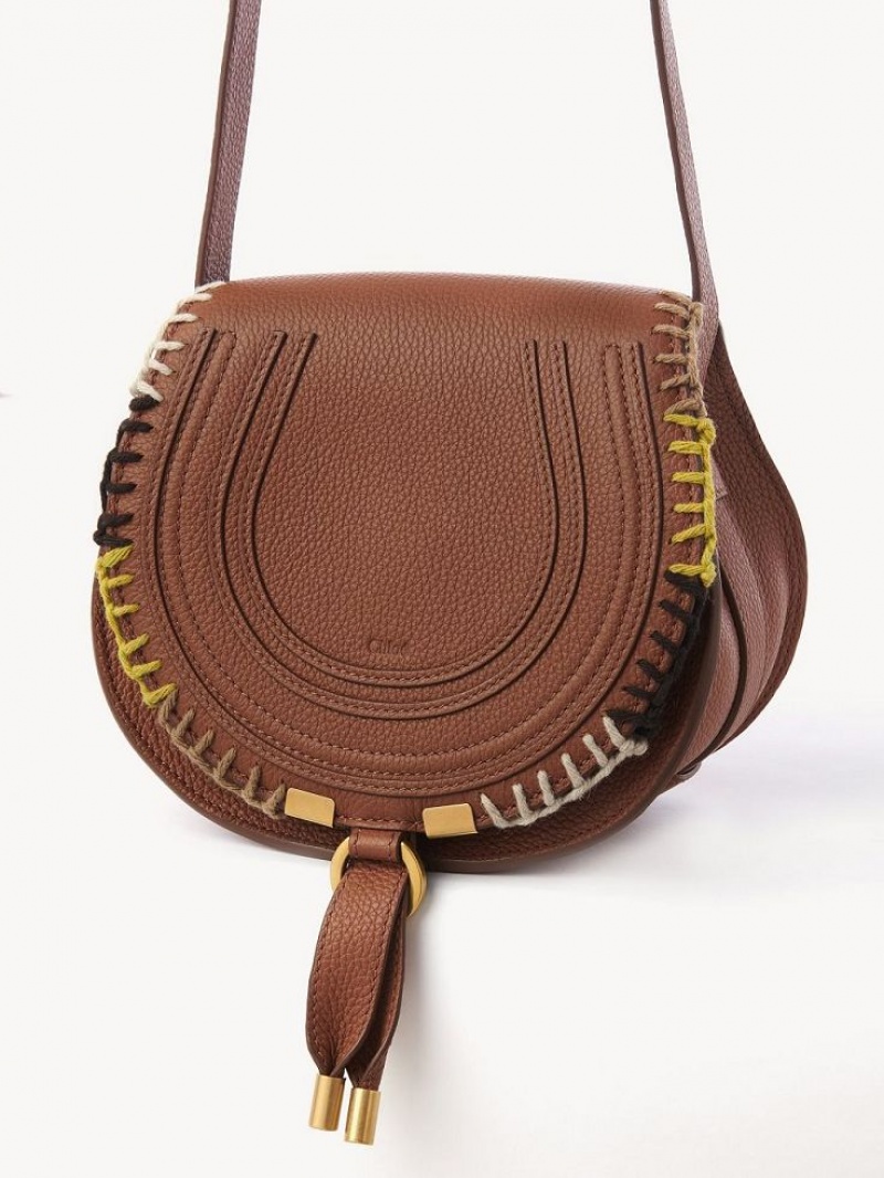 Chloe Marcie Small Crossbody Veske Brune | CHE-SR13474