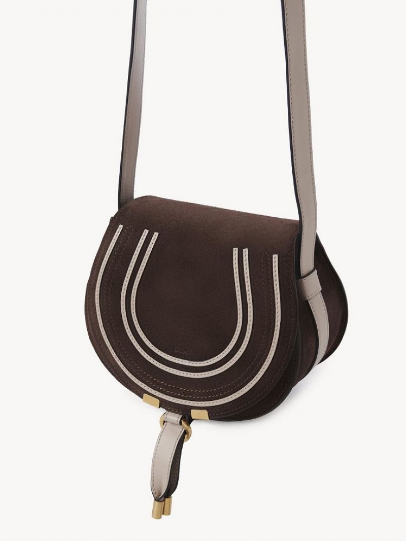 Chloe Marcie Small Crossbody Veske Brune | CHE-SR13510